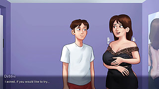 new step mom and step son  make amazing seen in summertime saga part 2