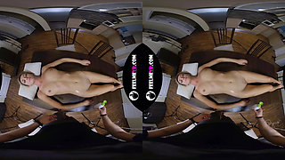 Tiffany Pussy and Tits 3D 180vr Oiled Massage