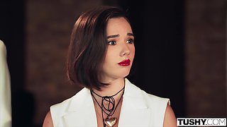 TUSHY Petite Model Eve Sweet Has A Huge Appetite For An