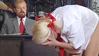 Czech minxes got punished with an ass-whipping