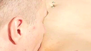 Lecherous Husband Pussy Licking His Girl's and She Cums.