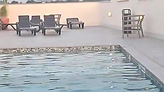 Fucking in the Public Pool