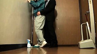 Japanese teen blowjob with creamy mustache