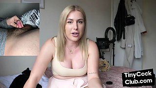 Nasty bigtitted babe comment small cocks