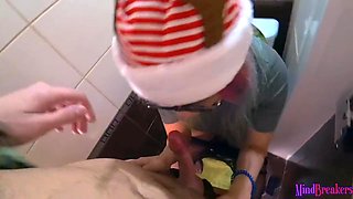 My Dirty Holiday Fantasy To Fuck A Very Hot Sexy Stepsister In The Toilet