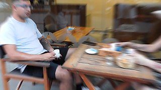 I saw him sitting in a bar and brought him home to fuck him hard