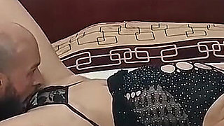 I Help My Stepmom Get Naked and I Eat Her Delicious Pussy. While There Is a Visit at Home.