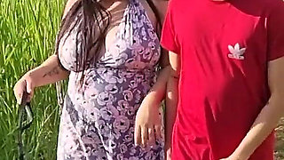 Pregnant Woman Has Quick Sex with Her Neighbor on the Stairs of Her Building - Savannah Watson