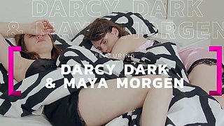 [UltraFilms] - Sapphic Bed - Darcy Dark - Maya Morgen