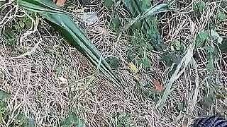 Outdoor Anal Public Park Dildo Fucking