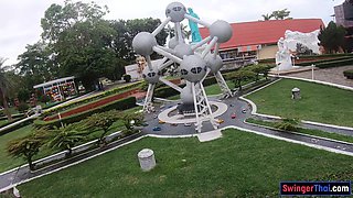 Thai girlfriend day out and intercourse at home