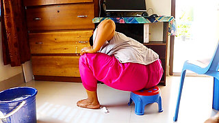 Desi Bathroom Fuck Stepsister Ass Fucked Hard in the Bathroom and Everyone Can Hear the Smacks