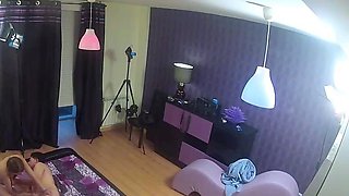 Big tit black amateur teen sucking some cock on cam