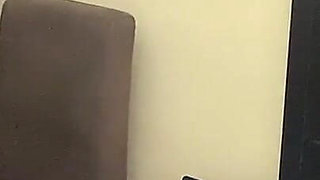 Red Bathroom to Room Cucumber Fuck