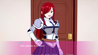 My Waifu Wants to Become a Pornstar - Casting Porn with Beautiful Erza