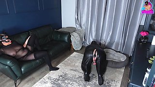 Time for a Bigger Buttplug Anal Fisting in Bondage Femdom Slave