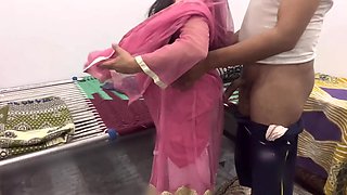 Pregnant indian milf wearing traditional clothes gets nailed by a naughty dude