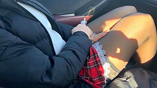 Big-Titted Schoolgirl Blows Me For Cash - A Cuckold Story
