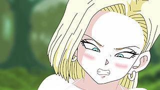 Android Quest for the Ballz - Android 18 Fucking Goku by the Dragon Ball