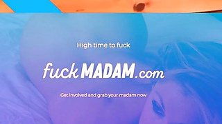 Rough Amateur Interracial Threesome with BBC