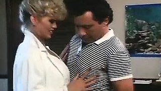 Amber Lynn, John Leslie in amazing retro sex video with