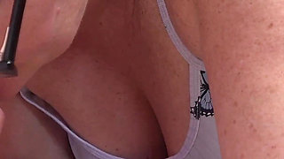 Ashley Ace Takes Care of Logan's Morning Wood