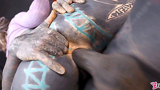 Alt babe gets her hole worked over toyed, fucked, and machine-pounded