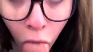 Close up homemade blowjob sex