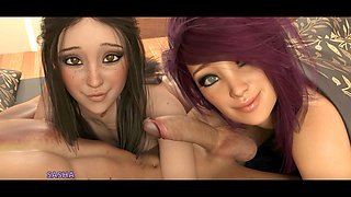 MissKitty2K gives a blowjob and chats in this wild animated adventure
