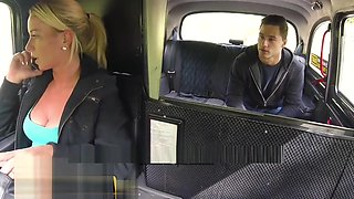 Female Fake Taxi Hot blonde sucks and fucks Czech cock