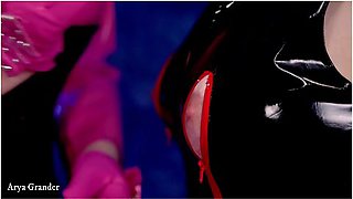 Gag Play Lesbian Hot Sex Video Femdom Mistress Arya Grander And Her Submissive Milfie Girl