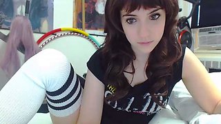 Emo Teen Becka Solo Webcam Masturbation Porn