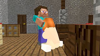 Minecraft anime hentai featuring Xhatihentai and Jenny mod