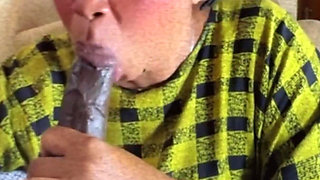 BBW Mom Sucking This Big Black Cock for Fun