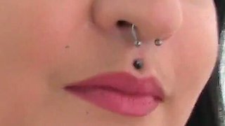Cute Tatted up Cock Slut Shows Us How She Handles Multiple Cocks in a Wild Gangbang Party