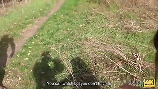 Hunt4k. hunter meets susan ayn on public beach and has assfucking