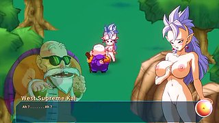 Master Roshi Fucks West Supreme Kai Hard in Kame Paradise 3 - Hot 3D Hentai Sex