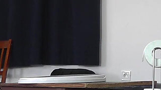 Amy Douxxx Peeing in a Human Toiletbox