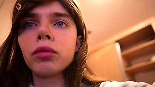 Curly Blonde Teen Records Solo Dildo Masturbation More at