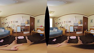 Asian hot chubby mom VR porn
