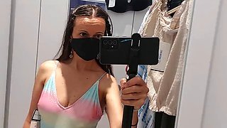 Amateur wife fitting room hairy pussy, big ass, big nipples. Latina amateur big ass, hairy pussy, big nipples, big tits