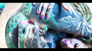 Anuskatzz's tight asshole gets stretched with deep fingering & more