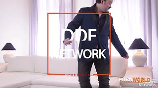 Seductive Asian assistant PussyKat gives her boss a wild cowgirl anal ride