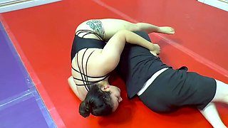 The Wrestling and Domination Room - Kami Dominates Alex