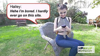 Cheerful Hailey Little's 18-25 trailer