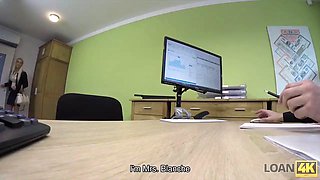 Loan4k. skimpy and jaw-dropping store secretary has wild sex