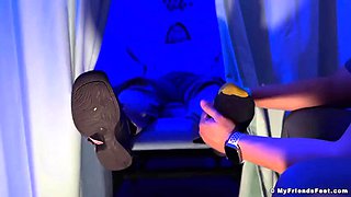 Shy Goes to the Foot Worship Spa - Shy