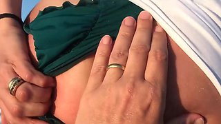 Beach sex is the craziest way to have heavy orgasm for a cock