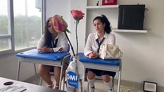 Hot Latina Professor NamiQsein Seduces Student Marasex in 4K School Uniform Fuck