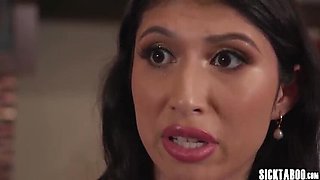 Big Ass Latina MILF Penelope Woods Takes Huge Cocks in Rough Gangbang